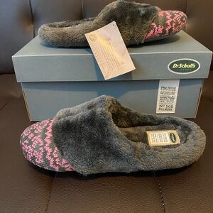 Dr. Scholl’s Plush Slippers Women’s Size M